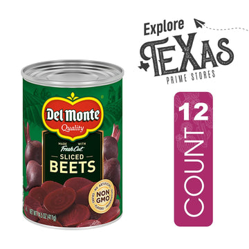 Del Monte - Lavinia Essentials Bundle: 12- Pack Of Sliced Beets Canned Vegetables 14.5 Oz Can + 1 Utility Prop