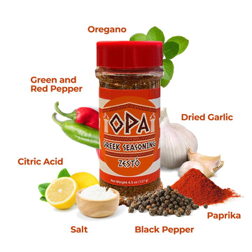 Opa Greek Seasoning - All-Purpose Greek Seasoning Blend (Zest  )