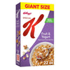 Kelloggs Special K Breakfast Cereal, Family Breakfast, Fiber Cereal, Giant Size, Fruit and Yogurt, 22oz Box (1 Box)