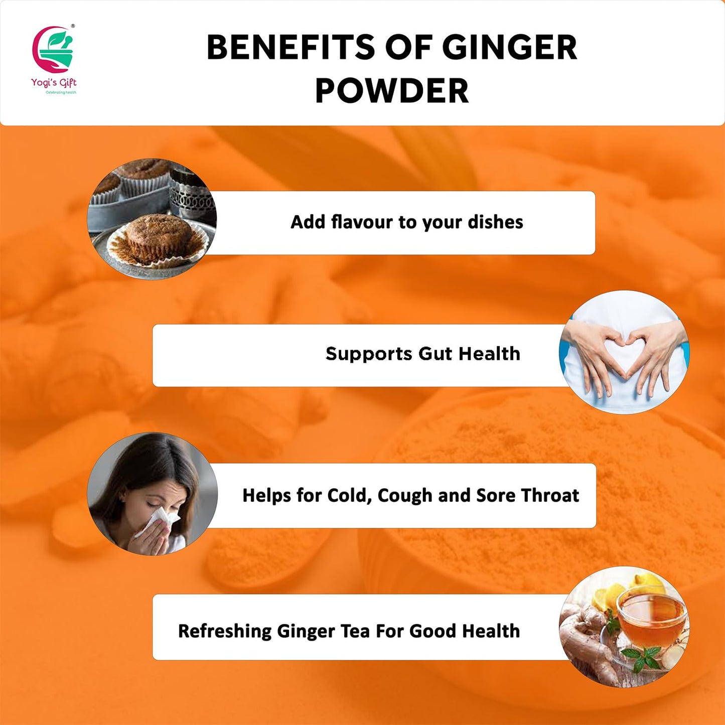 Ginger Powder 2 Lb | As Spicy As Fresh Ginger | Flavourful Powdered Ginger | 100% Pure And Natural Ground Ginger | Great For Bak