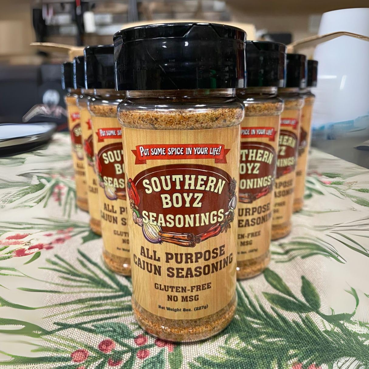 Southern Boyz All Purpose Cajun Creole Seasoning, 8 Ounce Shaker, Gluten-Free, No MSG, Perfect for Cooking and Grilling