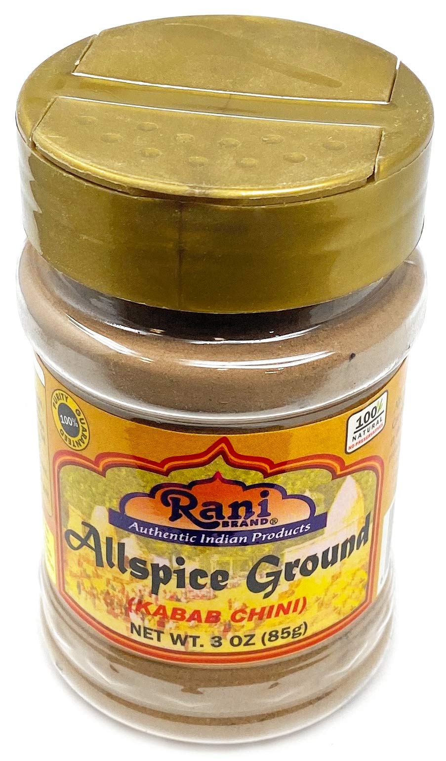 Rani Allspice (Kabab Chini) Ground Powder 3oz (85g) PET Jar ~ All Natural | Vegan | Gluten Friendly | NON-GMO | Indian Origin