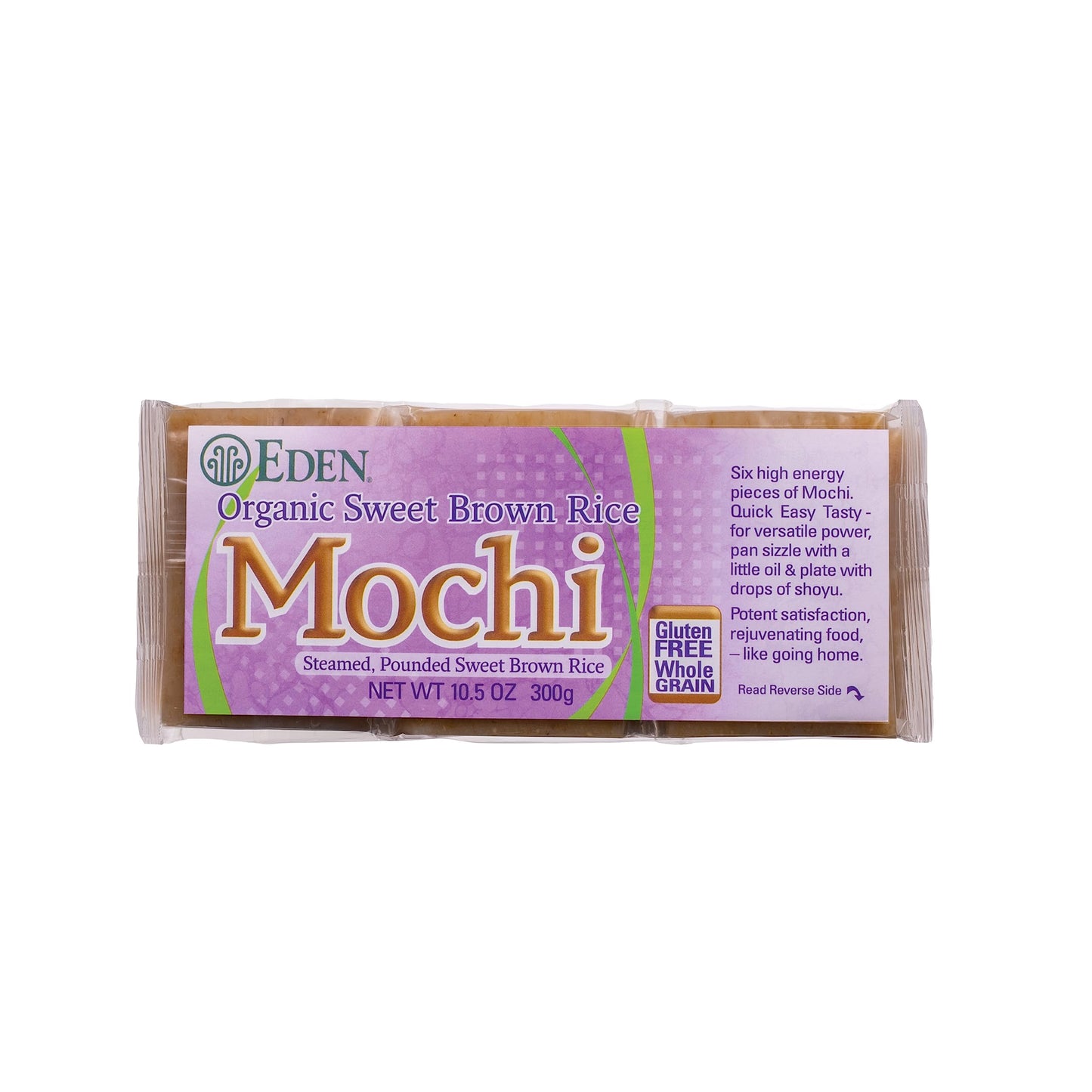 Eden Organic Sweet Brown Rice Mochi, Whole Grain, Traditionally Made in Japan, 10.5 oz