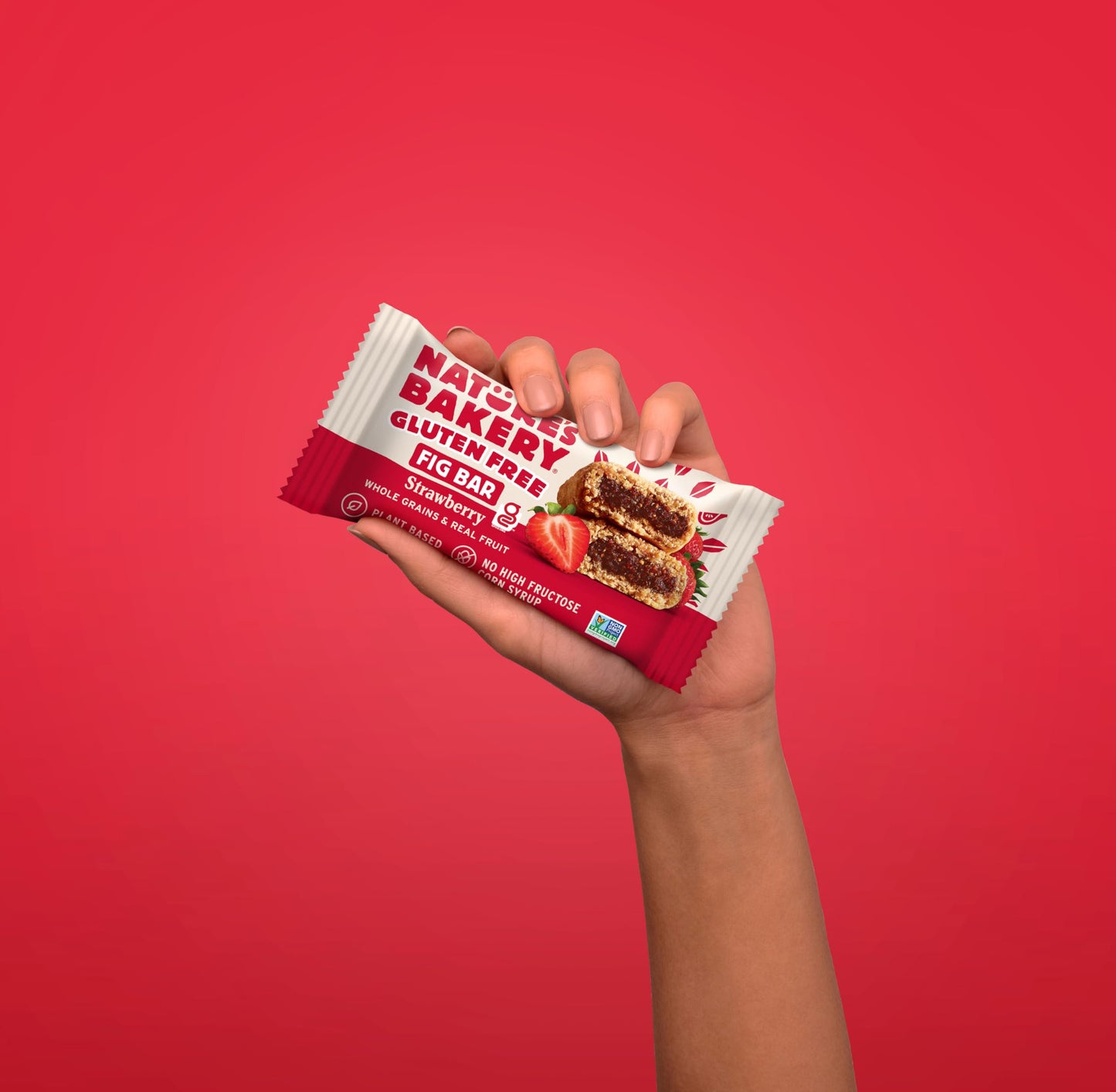 Natures Bakery Gluten Free Fig Bars, Strawberry, Vegan, Non-GMO, 36 Twin Packs, Model 10300395