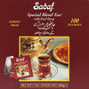 Sadaf Earl Grey Tea Bags | Special Blend Earl Grey Ceylon Black Tea | Product harvested in Sri Lanka | 100 bags (Pack of 2)
