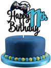 Video Game Happy 11Th Birthday Cake Topper - Video Game Boy'S 11Th Birthday Party Blue Cake Supplies - Game On Level Up Winner P