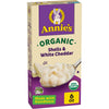 Annie'S Organic Macaroni And Cheese Shells, White Cheddar, 6 Oz.