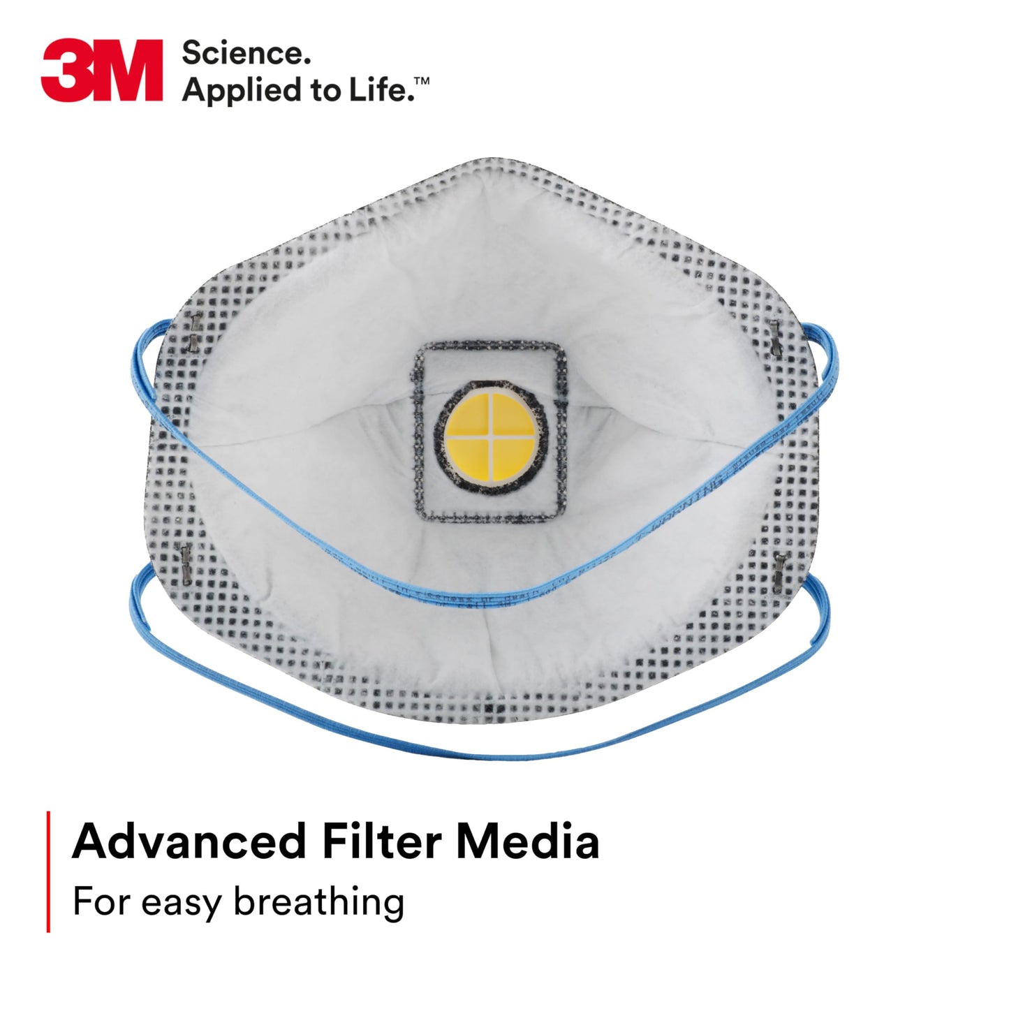 3M Particulate Respirator 8577, P95, Niosh Approved, With Nuisance Level Organic Vapor Relief (Pack Of 10)