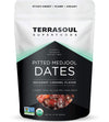 Terrasoul Superfoods Organic Pitted Medjool Dates - Soft Chewy Texture, Sweet Taste, 1.5 Lbs