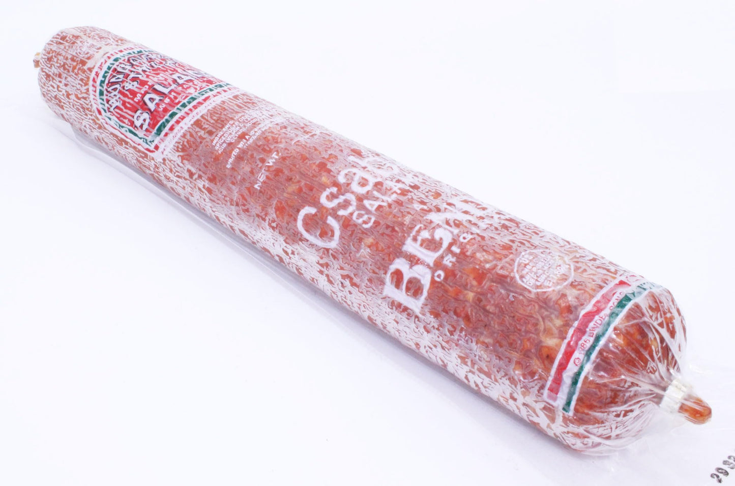 RODEO FOOD Bende Dry Salami Csabai - Authentic Hungarian Sausage, 2 lb, Perfect for Charcuterie Boards and Sandwiches