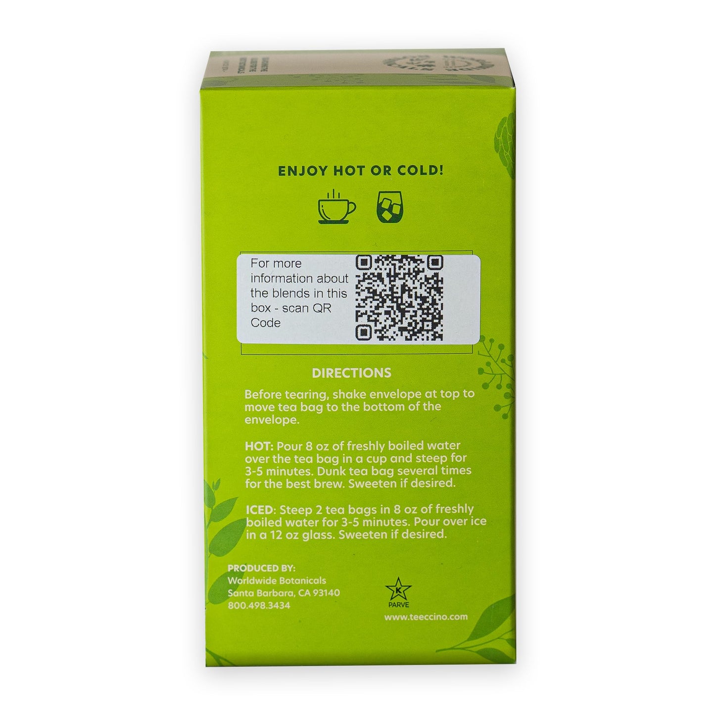 Worldwide Botanicals Herbal Tea Sampler, 5 Teas Variety Pack- Lemon Balm, Lemon Ginger Ashwagandha, Hibiscus Citrus Zest, Sweet