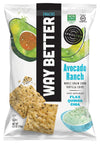 Way Better Snacks Whole Grain Corn Tortilla Chips, Avocado Ranch, Kosher, Gluten Free & Non-GMO, 5.5 Ounce (Pack of 12)