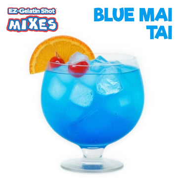EZ-SQUEEZE Blue Mai Tai Jello Shot Mix - Premium Gluten-Free Gelatin Powder - 6.78 oz