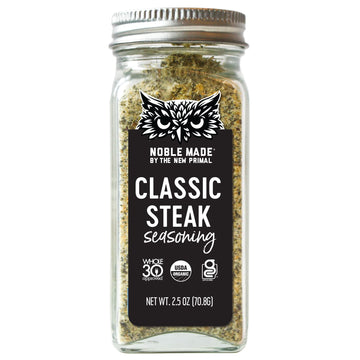 The New Primal THE NEW PRIMAL Organic Classic Steak Seasoning, 2.5 OZ, 2.5 Ounce (Pack of 1)