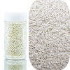 Se Si&Moos White Jimmies Sprinkles Edible White Sprinkles Soft Jimmies Soft Sprinkles For Topping Ice Cream, Cookies, Cakes, Cup