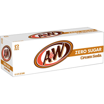 A&W Diet Cream Soda, 12 Fl Oz (pack of 12)