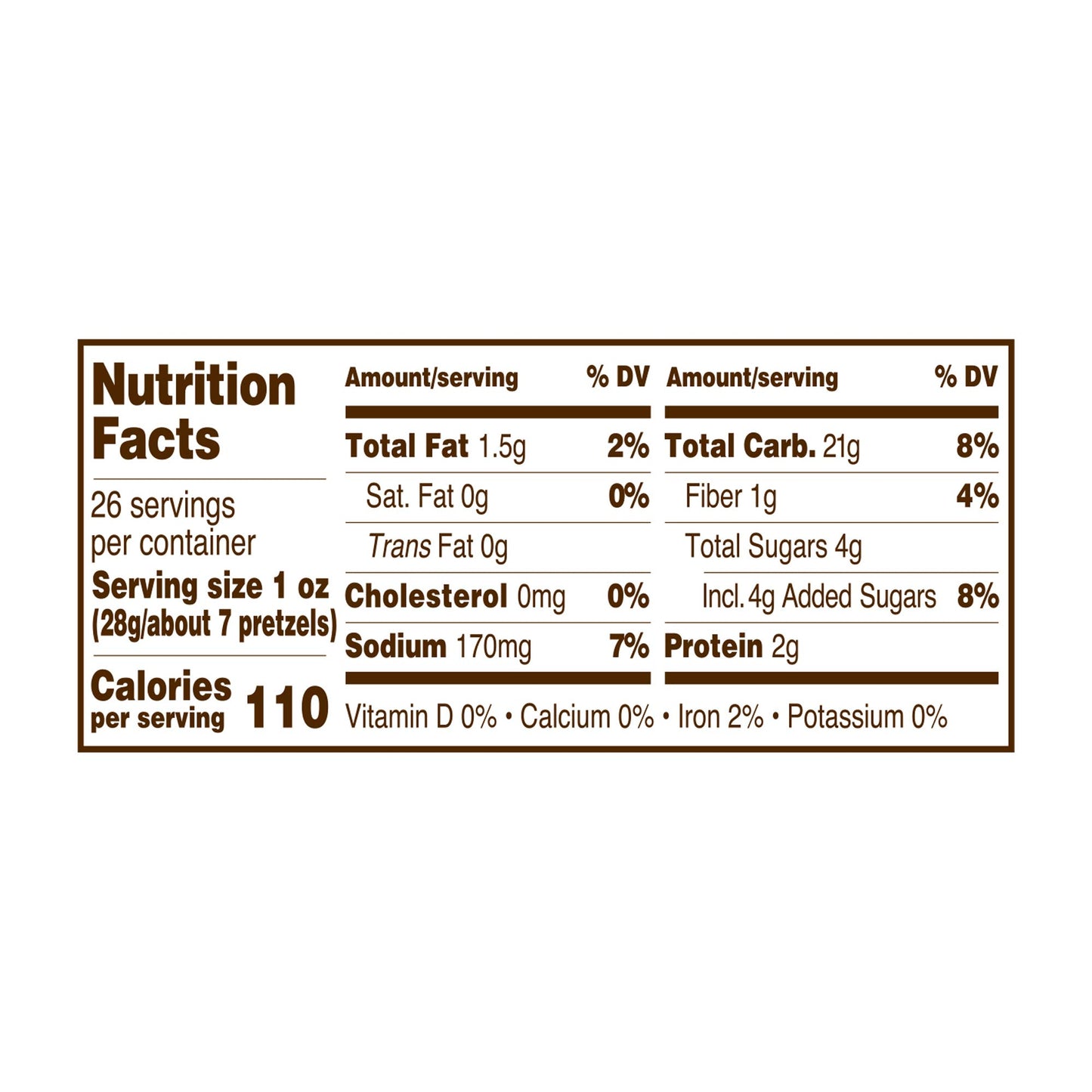 Utz Honey Wheat Braided Pretzel Twists, 26 oz Barrel, Crunchy Snack, Zero Cholesterol, Brown