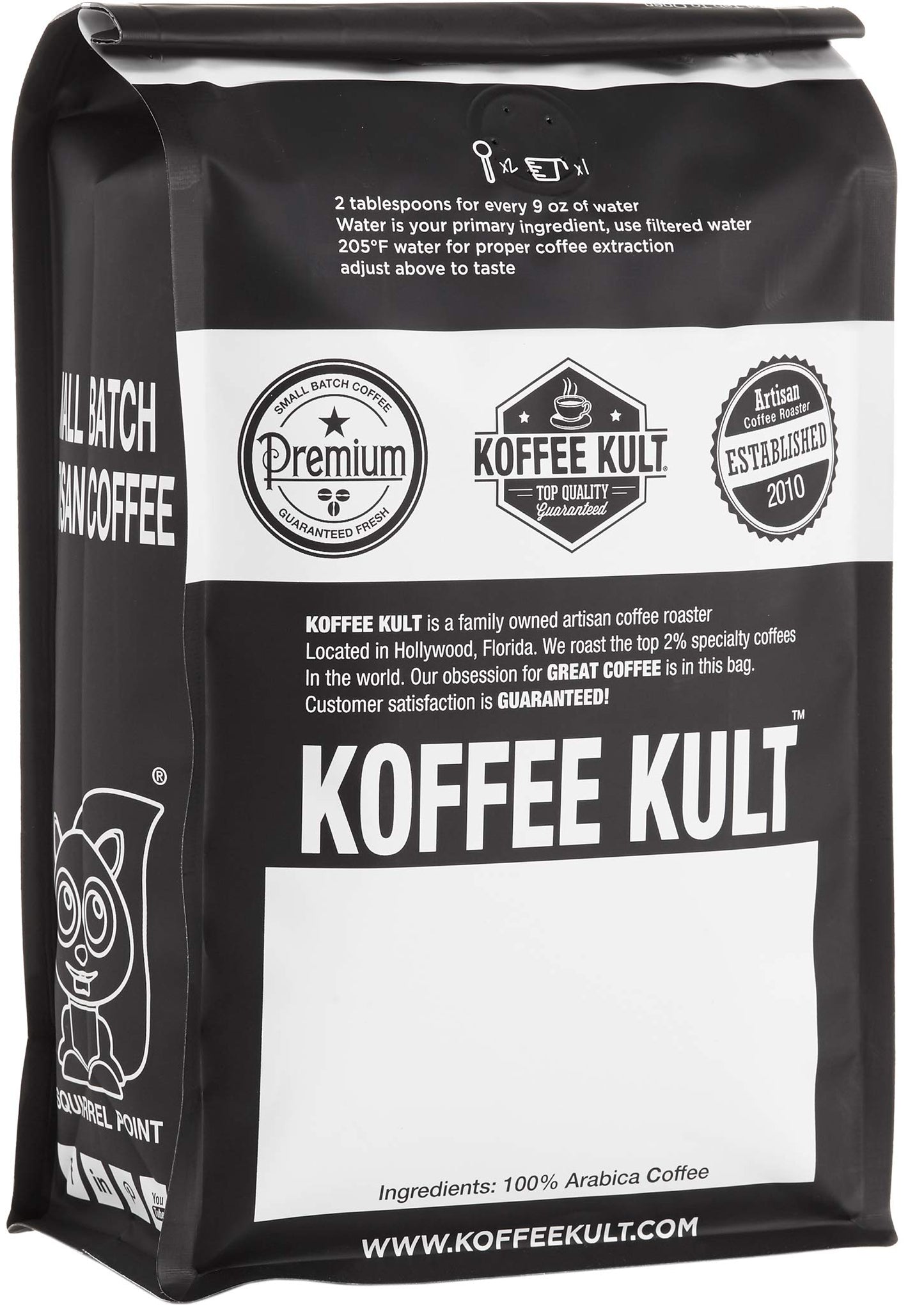 Koffee Kult Sumatra Coffee Beans Dark Roast - Indonesian Fresh Roasted Coffee Beans (Whole Bean, 12Oz)