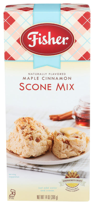 Fisher Scone Mix, Maple Cinnamon, 14 Oz (Pack Of 6)