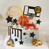 16 Pcs Basketball Cake Toppers, Basketball Theme Cake Decoration For Boy Birthday Basketball Cake Party Decorations Basketball P