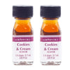 LorAnn Cookies & Cream SS Flavor, 1 dram bottle (.0125 fl oz - 3.7ml - 1 teaspoon) - 2 Pack