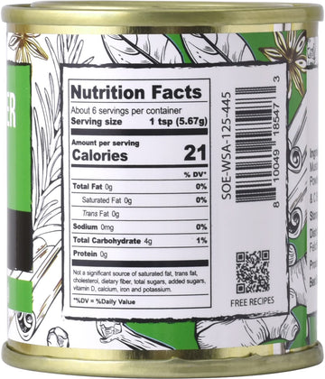 Soeos Wasabi Powder, 1.25 Oz With Real Wasabi For Sushi, Sushi Powdered, Wasabi