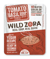 Wild Zora Instant Keto-Friendly Soups Tomato Basil 8-Pack Broth Made With Chickpeas, Garlic, Onion, Gluten-Free, Grain, No Added