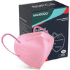 Halidodo Kn95 Face Mask, 5-Ply Breathable Comfortable Safety Mask (Pink)