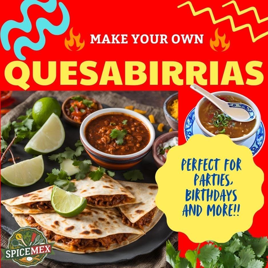 SPICEMEX Birria Ball Spice Mix, Authentic Mexican Flavor, Easy Prep, 3 Ounce Pack