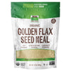 NOW Foods Organic Golden Flax Seed Meal, Non-GMO, Cold-Processed, 22 Ounce