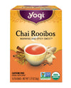 Yogi Tea Chai Rooibos Herbal Tea, 16 Count, Yellow, Model 0076950415331
