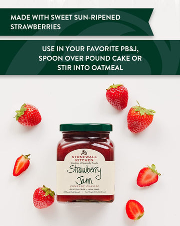 Stonewall Kitchen Strawberry Jam, 12.5 Ounces (Pack Of 2)