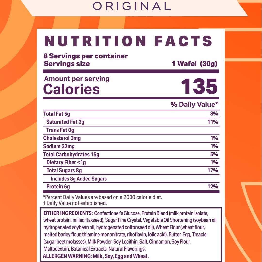PODIUM Protein Stroopwafel 8 Count (Caramel)