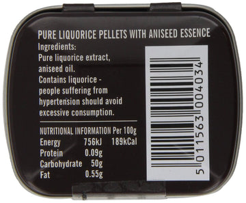 Simpkins Nipits Aniseed Liquorice Pellets Tins 14 g (Pack of 6)