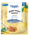 Ocean's Ginger Lemon Sesame w/Light Tuna | 3.17oz | Wild Caught | Ready-to-Eat | (1-Pack, Ginger Lemon Sesame)