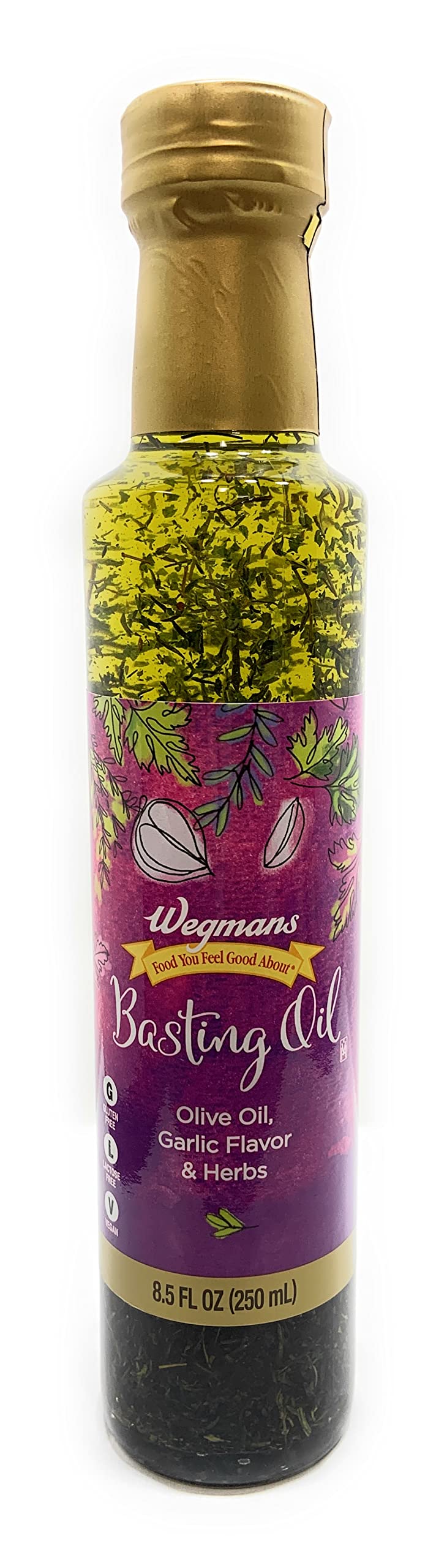 Wegmans Basting Oil, Garlic and Herb 2-Pack (8.5oz each)