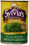 Sylvia'S Specially-Seasoned Mixed Greens, 14.5 Ounce Cans (Pack Of 12)