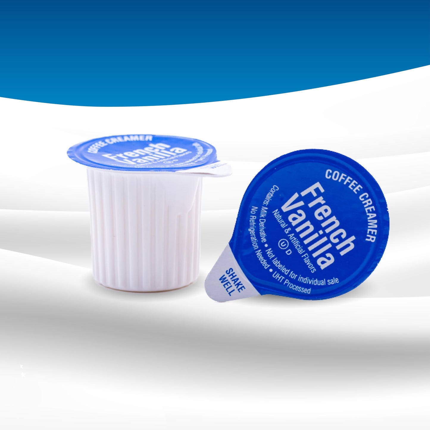 Heartland Non Dairy Liquid Coffee Creamer, French Vanilla, 200 Single Serve Cups, Shelf Stable, No Refrigeration