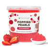 TEA ZONE Strawberry Popping Pearls for Boba Tea, 7 Pounds, Model B2053