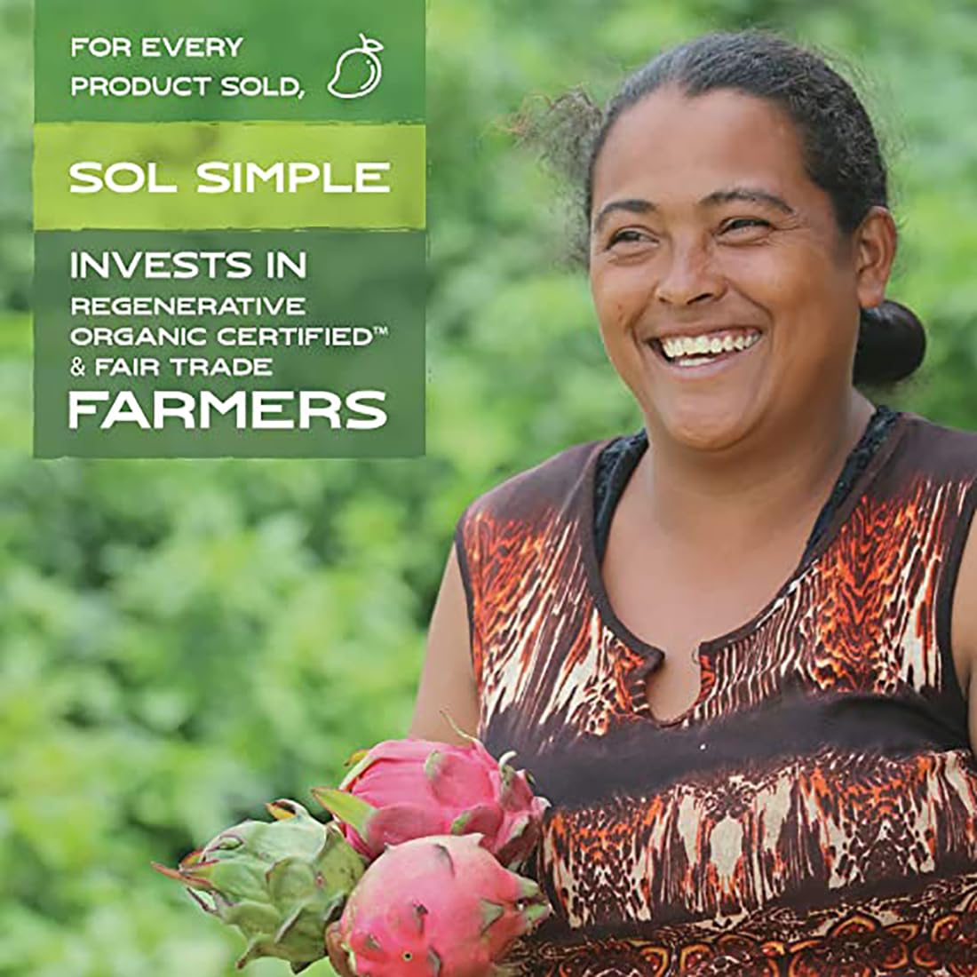 Sol Simple Organic Dried Mango | 6Oz Snack Pack (2 Bags Total) | One Ingredient | Vegan | Non-Gmo | No Added Sugar | Fair Trade | Dried Fruit | Mango