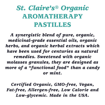 St. Claire'S Organics Tummy Soothers, (1.5 Ounce Tin, Bundle Of 3) | Gluten-Free, Vegan, Gmo-Free, Plant-Based, Allergen-Free |