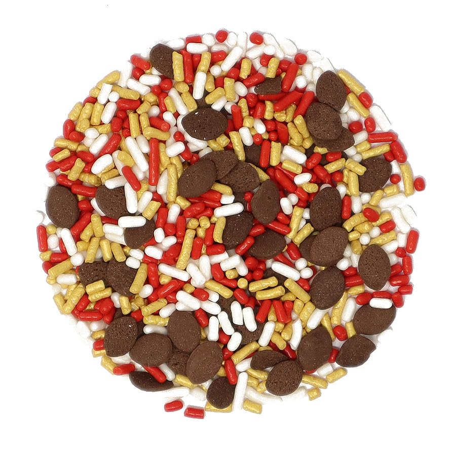 Mystic Sprinkles The Big Football Game Jimmy Mix 3Oz Bottle (Red, Gold & White 3Oz)