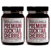 Tpartyrse City Flavor Blend Co. Top-Grade Mixed Flavor Cherries (21.2Oz/600G) Pack Of 2 | Mixed Flavors & Desserts | All American Natural Certified Kosher Stemless Slow-Cooked Garnish For Old Fashioned Ice Cream Sundaes & More