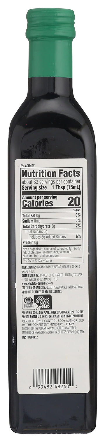 365 by Whole Foods Market, Organic Balsamic Vinegar of Modena, 16.9 Fl Oz