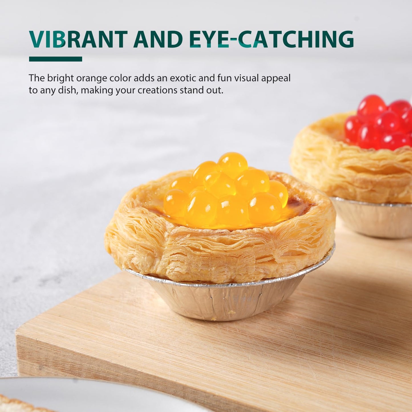 Soeos Mango Popping Boba Pearls 6.6 Pounds, Bursting Boba Pearls for Bubble Tea, Beverages, Shakes, Desserts, Smoothie and Ice C