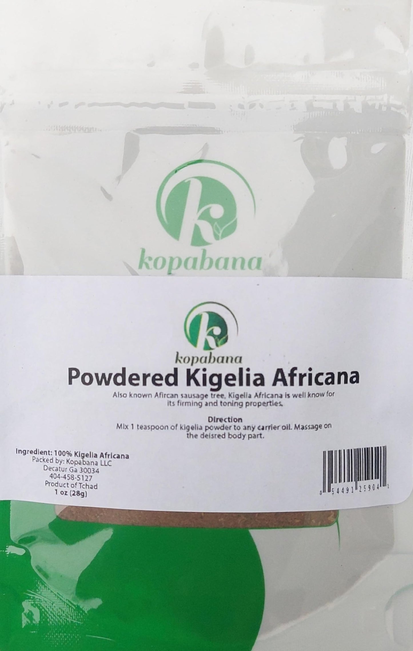 KOPABANA Kigelia Africana | Africana Kigellia | Sausage Tree Fruit | Sausage Tree powder for men and women enhancement | 2oz