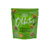 Olibites Pitted Green Grilled Olives, Antioxidant-Rich, Vegan, Gluten Free, 1 oz, Pack of 10