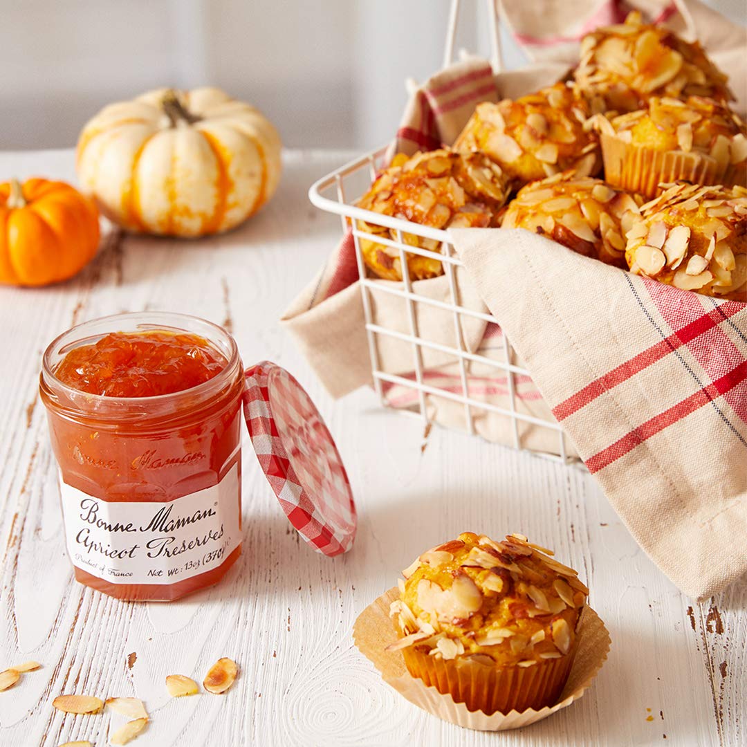 Bonne Maman Fruit Preserves, Variety Pack (Strawberry, Cherry, Apricot), 13 Ounce Jars (Pack Of 3)