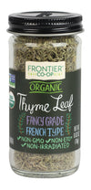 Frontier Natural Thyme Leaf Whole Organic, 0.63 ounces (Pack of 6)