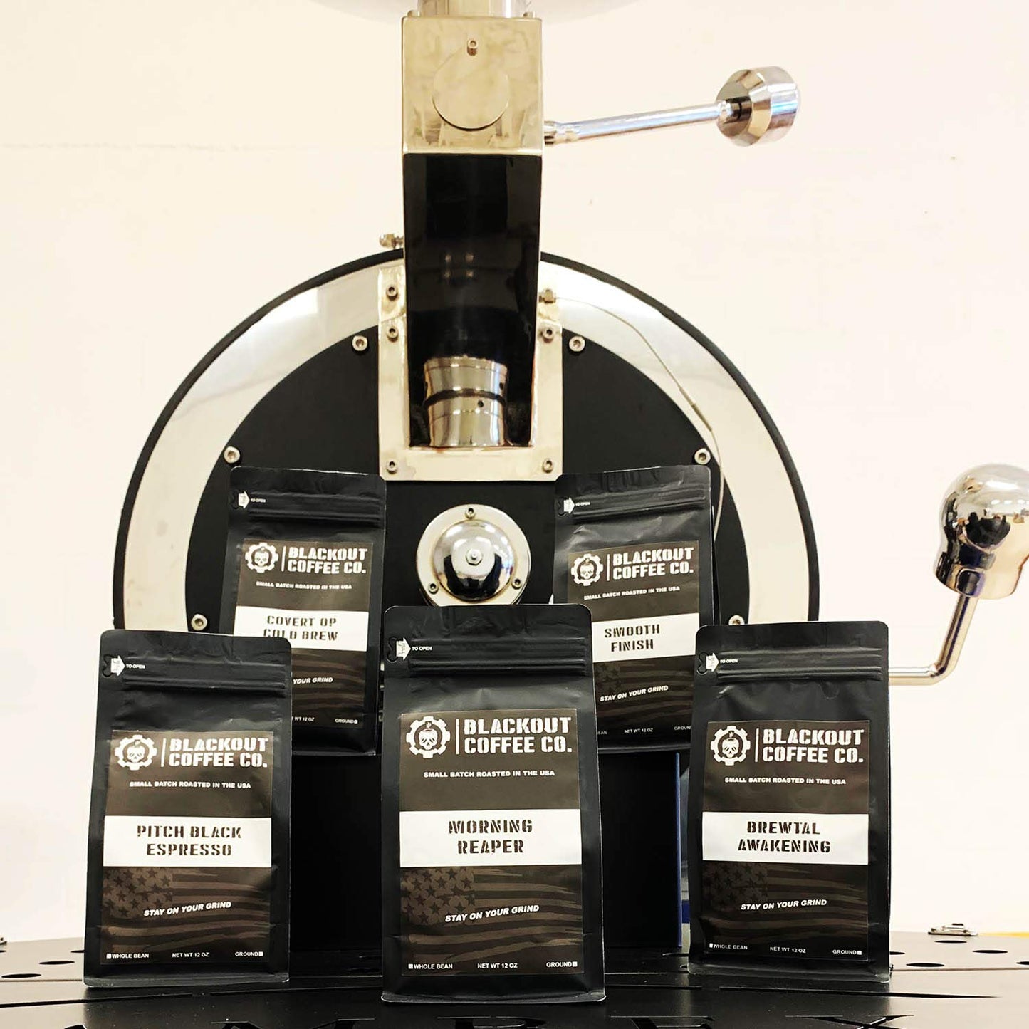 Blackout Coffee, Pitch Black Espresso Extra Dark Roast Coffee, European-Style Espresso Coffee, Aromatic, Small Batch Fresh Roast